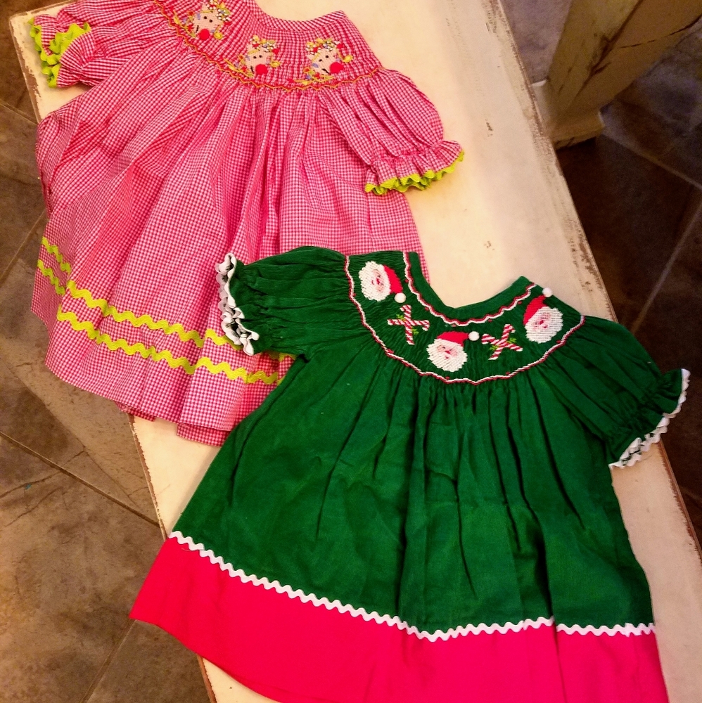 2 Christmas dresses